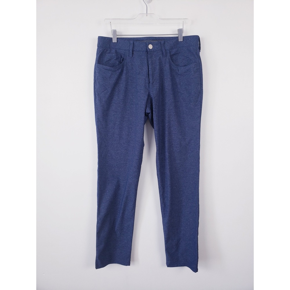 Bonobos Golf Performance Link‎ 5-Pocket Pants Heather Blue Mens Size 33 x 34